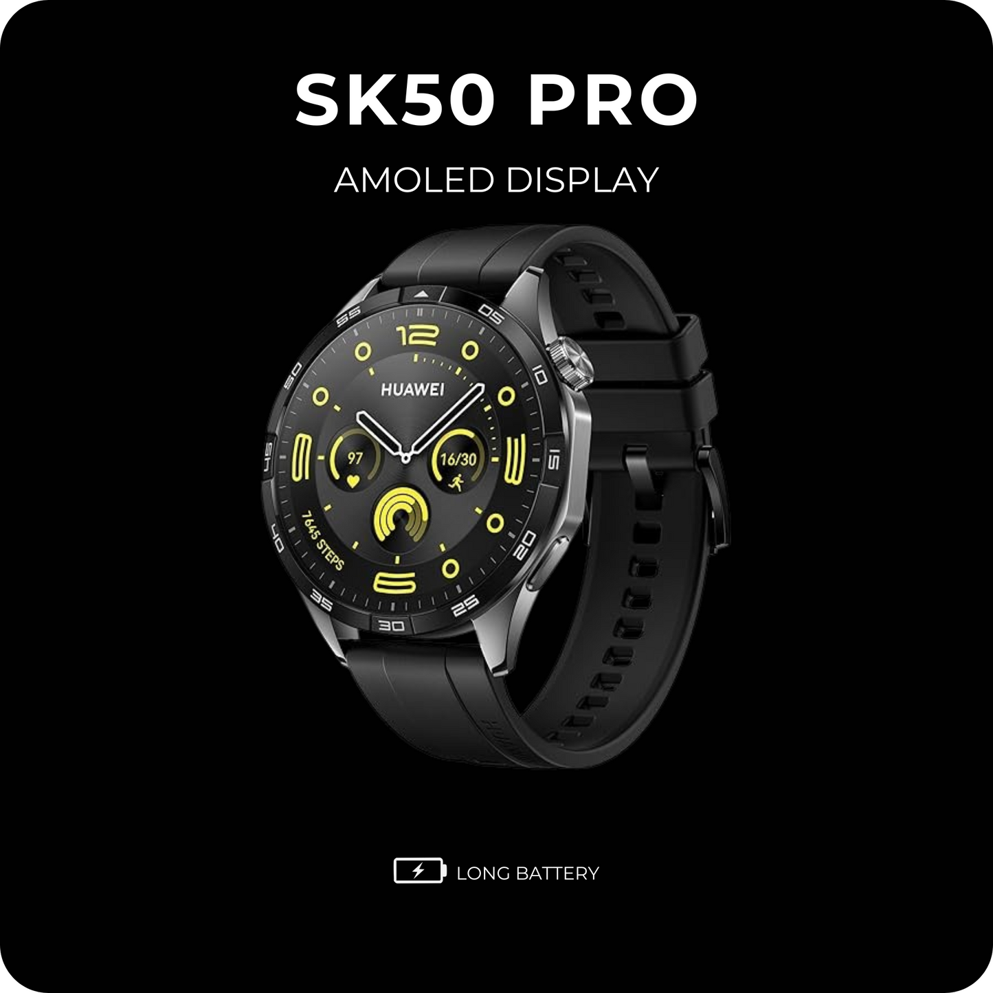 SK 50 PRO SMART WATCH WITH AMOLED DISPLAY